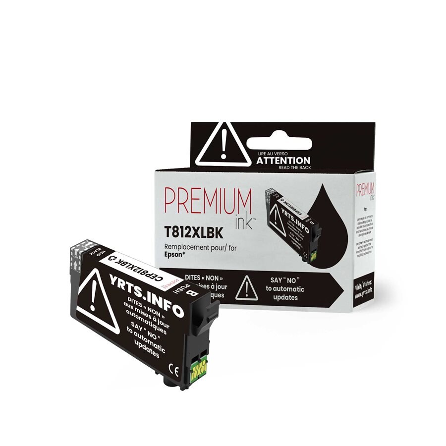 Epson T812XL120 Compatible Premium Ink YRTS Black Epson T812XL120 Compatible Premium Ink YRTS Black